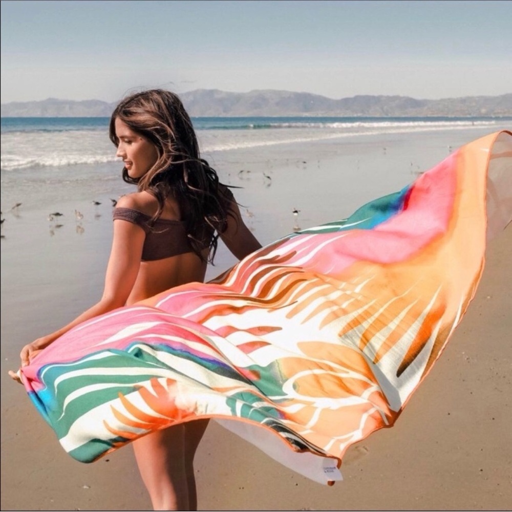 Summer & Rose |  Palms Print Towel